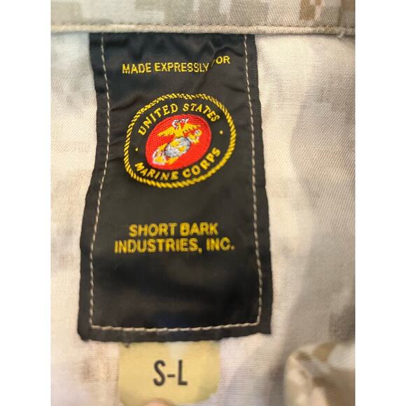 USMC Marine Corps Combat Digital Camo Desert Uniform Shirt Men Small- Long Top - Picture 2 of 14